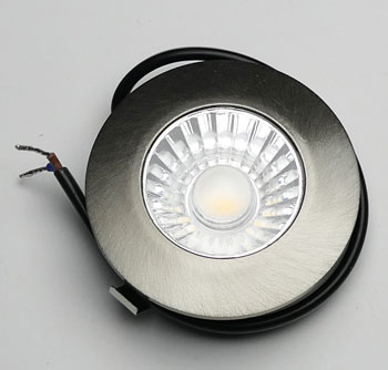 LED Möbeleinbaustrahler rund mit geringer Einbautiefe