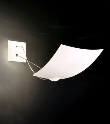 LED Wandleuchte 18x18 von Ingo Maurer