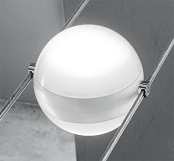 LED-Leuchte Minitensosferico in Ausführung transparente / opalescente von Cini&Nils