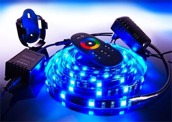 LED-Streifen Set RGB mit Funk-Fernbedieung