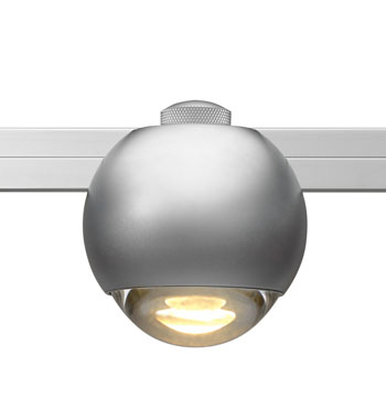 LED-Leuchte Sphere von Oligo für das Schienensystem Check In